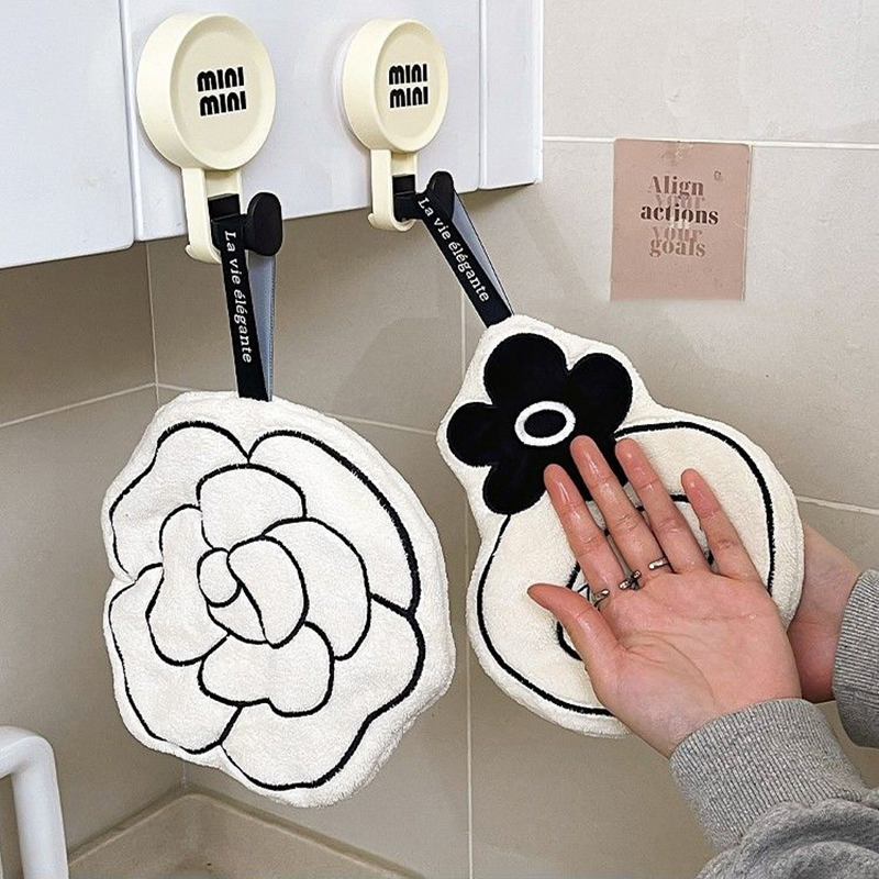Home Bathroom Mats - NEW Double-thickness Hand Towel Home Convenient