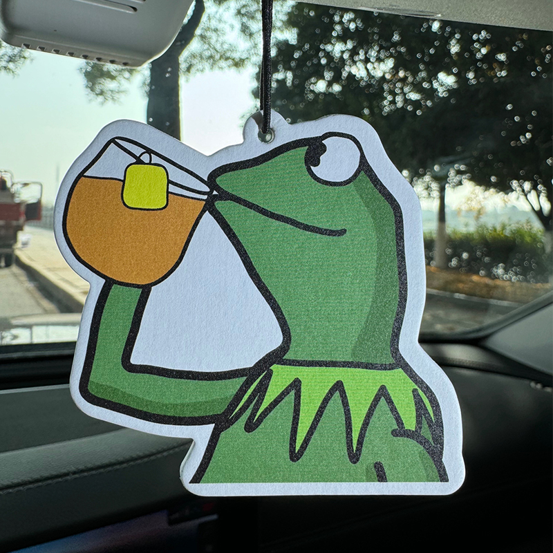 Bathroom Home Essentials Store - Meme Frog, Afternoon Tea, Drinking Tea,