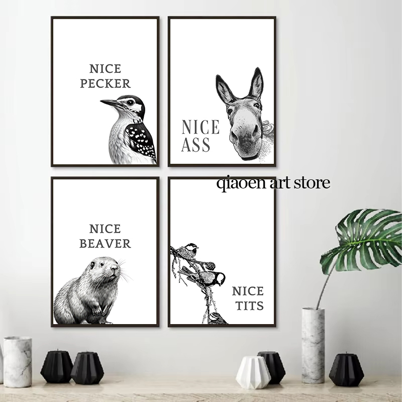 Home Bathroom Quotes - Nice Ass Nice Pecker Quote Funny
