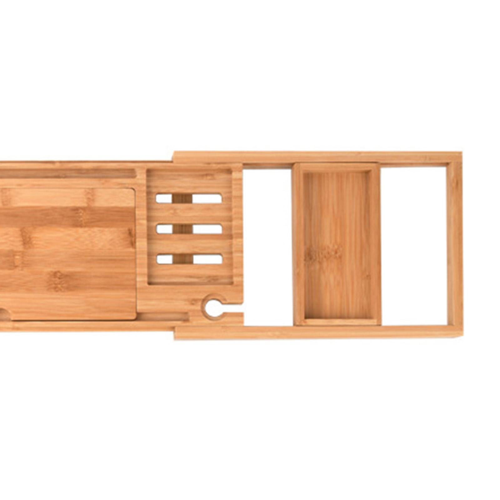 Premium Wooden Bathtub Caddy T - Bath Caddy Tray のレビューと価格