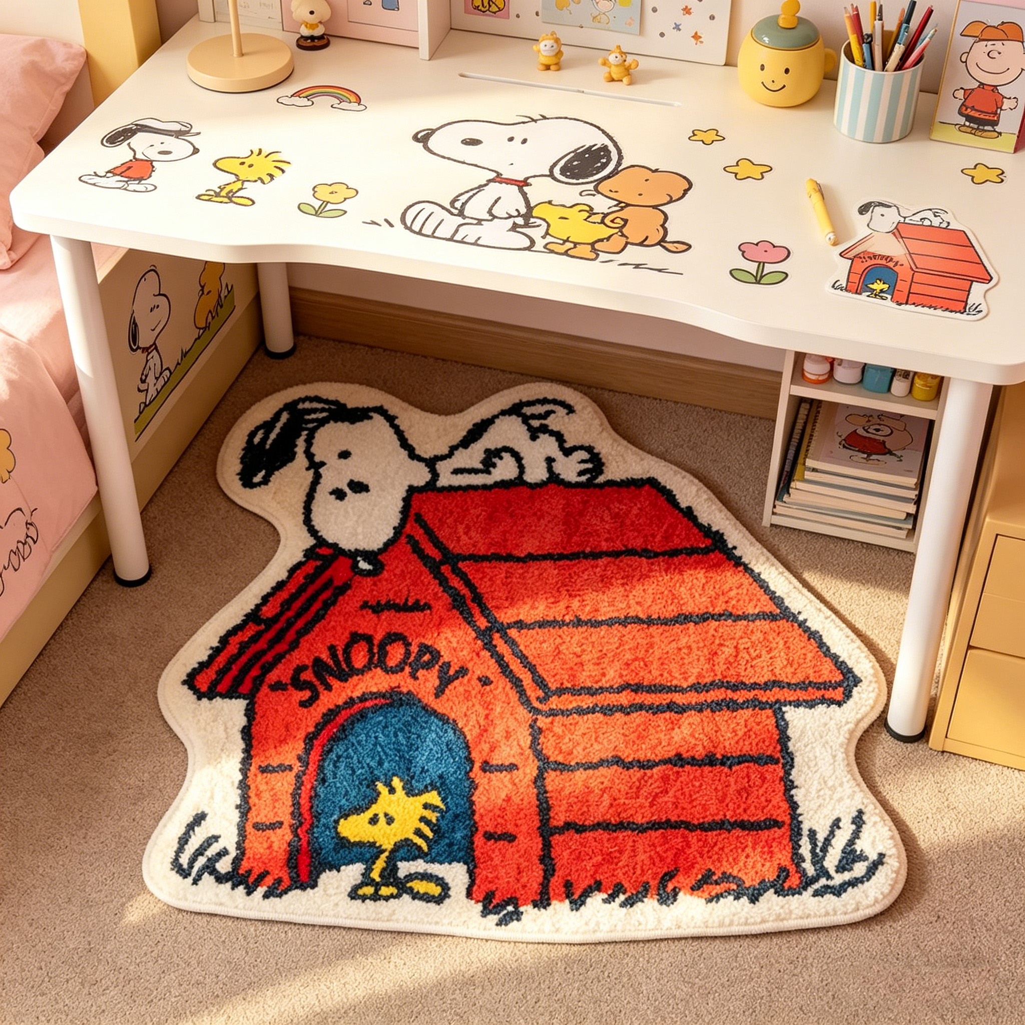 Cute Cartoon Snoopy House Shap - Home Goods Bathroom Decor のレビューと価格