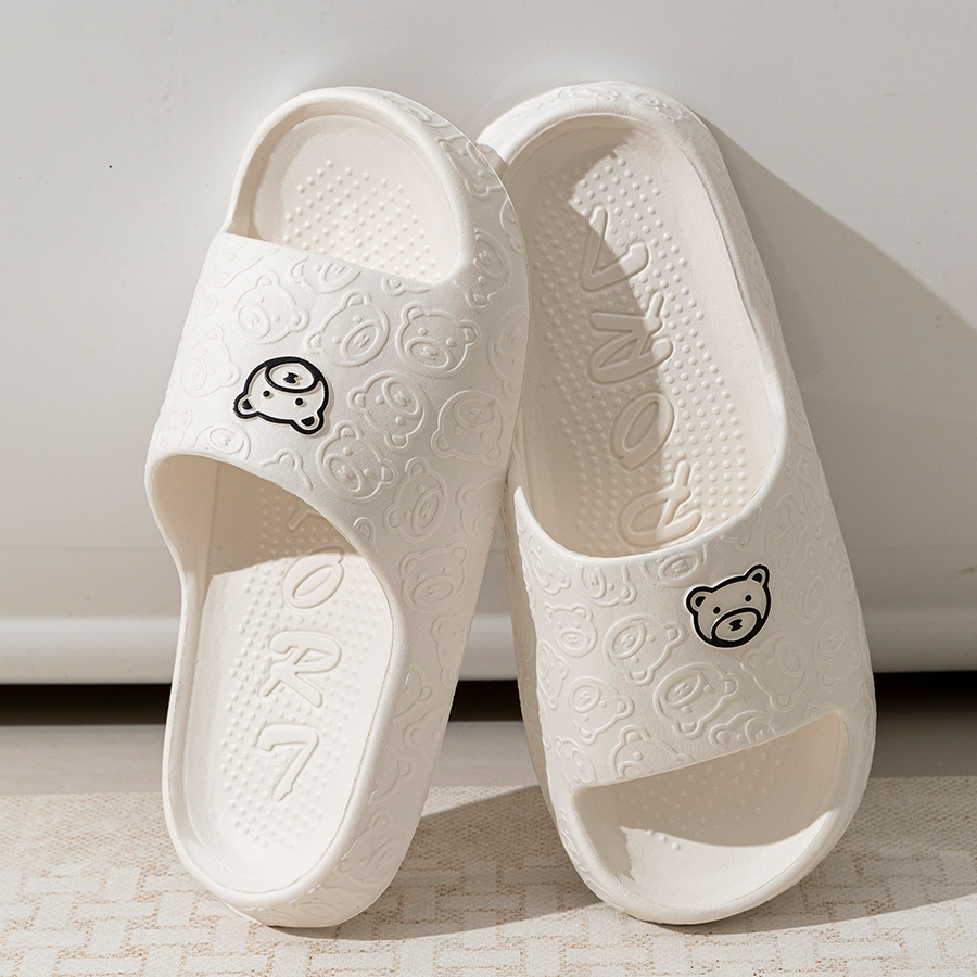 Printting Cute Bear Women Slip - Home Outdoor Bathroom のレビューと価格