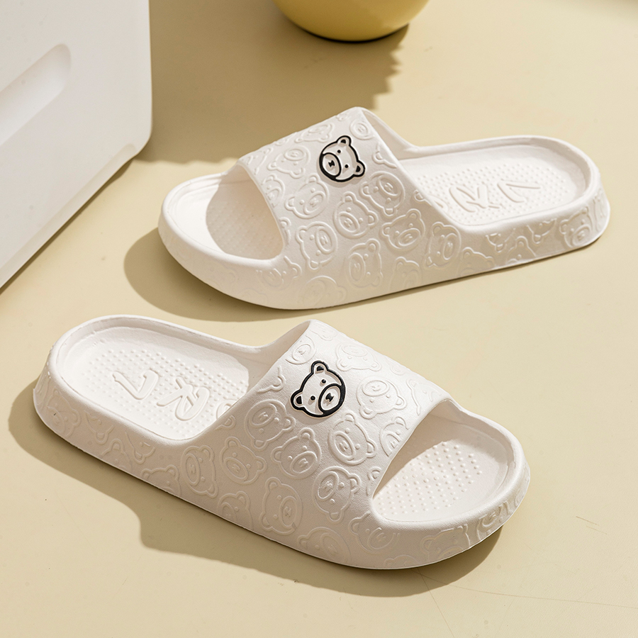 Printting Cute Bear Women Slip - Home Outdoor Bathroom のレビューと価格