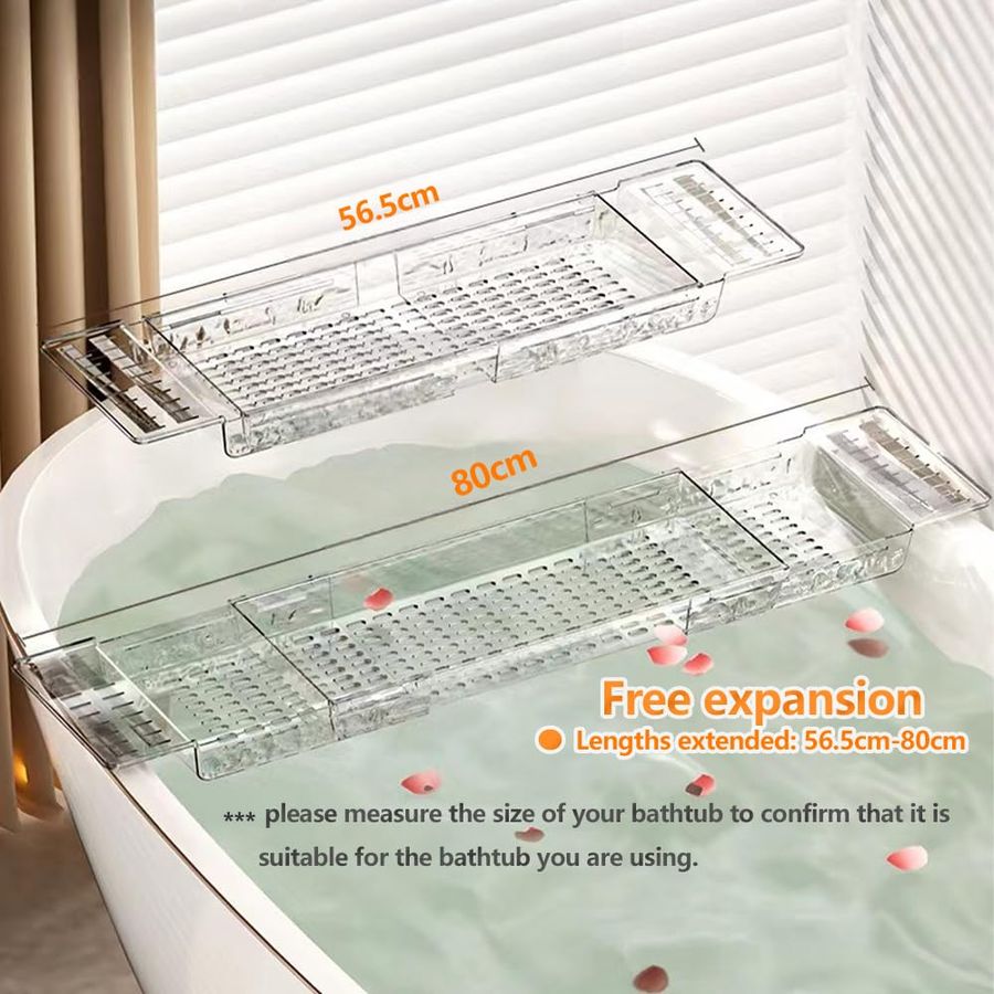Caddy Tray, Adjustable Bath Tr - Bath Caddy Tray のレビューと価格