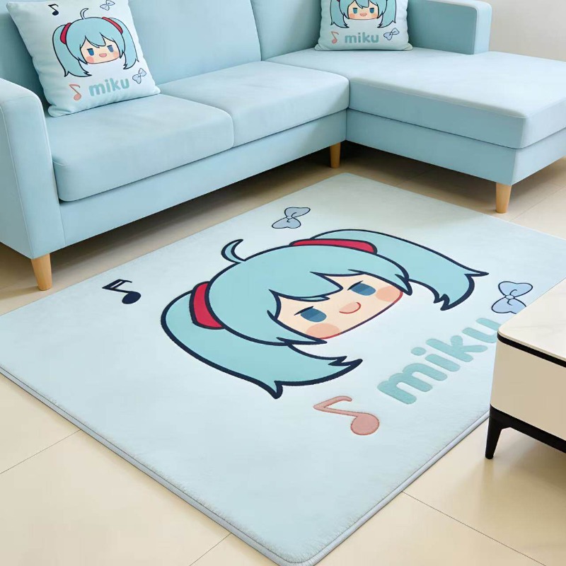 Cartoon animation Hatsune Miku - Home Bathroom Mats のレビューと価格