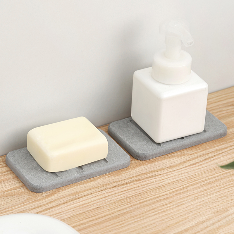 Diatom Mud Soap Dish Quick-Dry - Home Bathroom Mats のレビューと価格