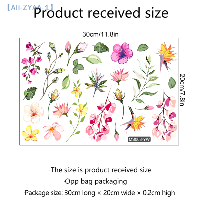 【ZYAA-1】Floral Mirror Stickers - Jet Home Bathroom Mirrors のレビューと価格