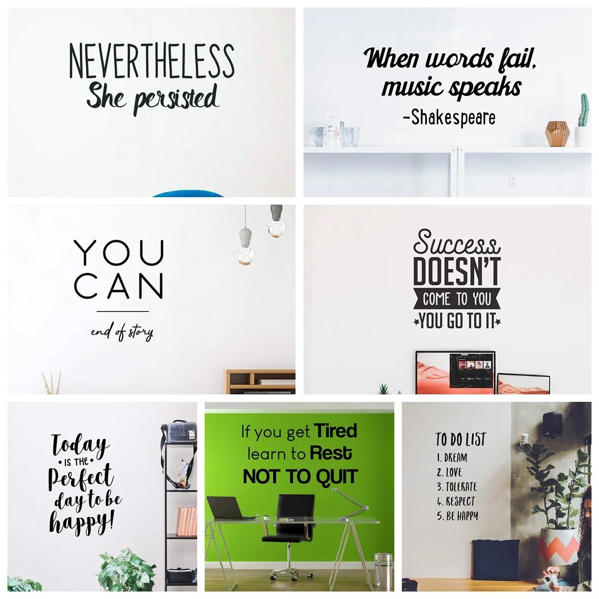 1pc Quotes Wall Sticker Self-a - Home Bathroom Quotes のレビューと価格