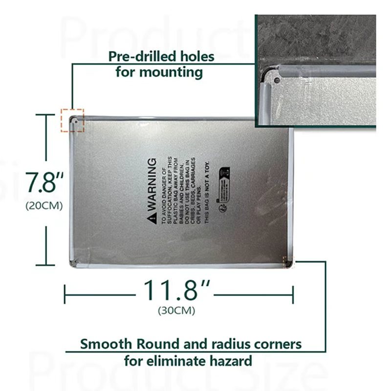 1pc 2D Flat Tin Sign 8x12inch  - Home Bathroom Quotes のレビューと価格