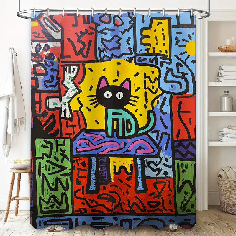 Bright Graffiti Abstract Cat S - Home Bathroom Remodel のレビューと価格