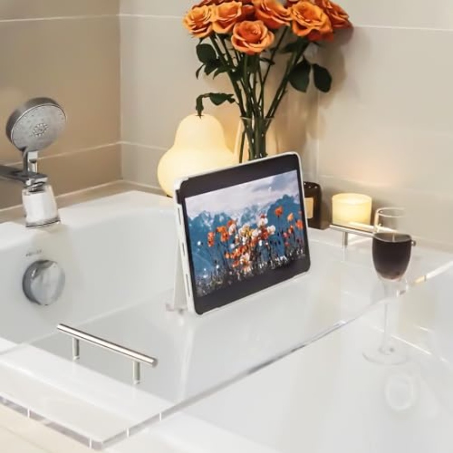Acrylic Bathtub Tray Bathtub T - Bath Caddy Tray のレビューと価格
