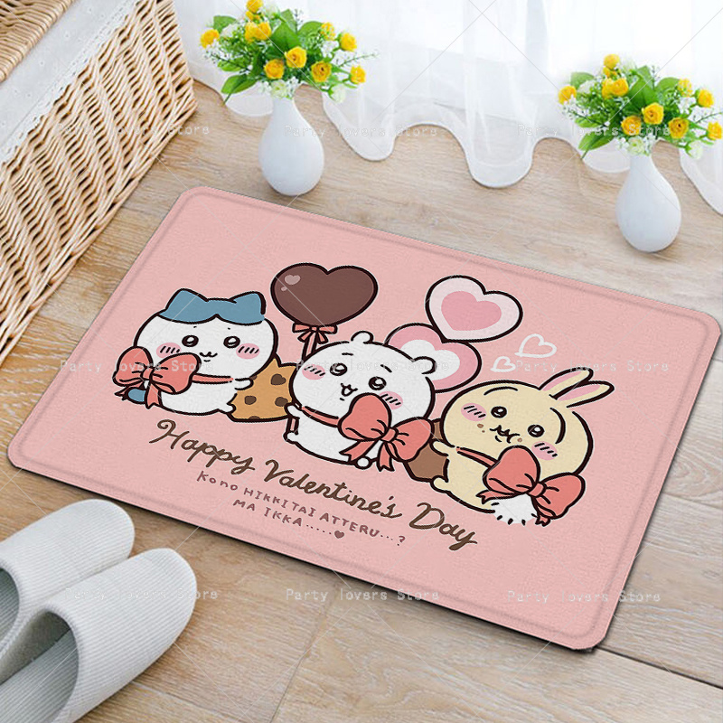 Anime Chiikawas Flannel Carpet - Home Goods Bathroom Decor のレビューと価格