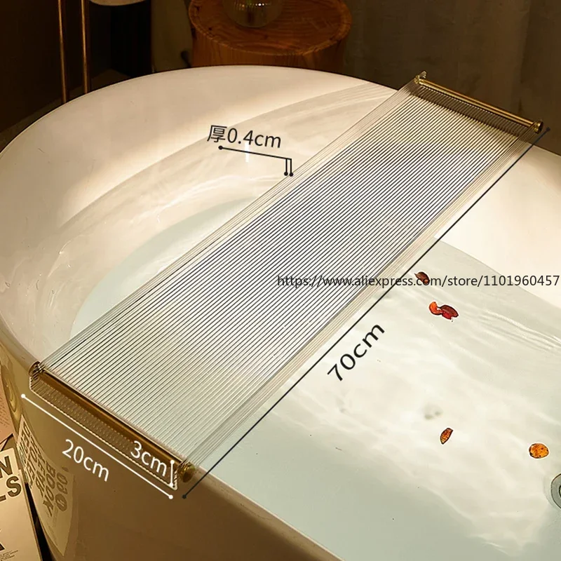 Luxury Acrylic Bathtub Trays S - Bath Caddy Tray のレビューと価格