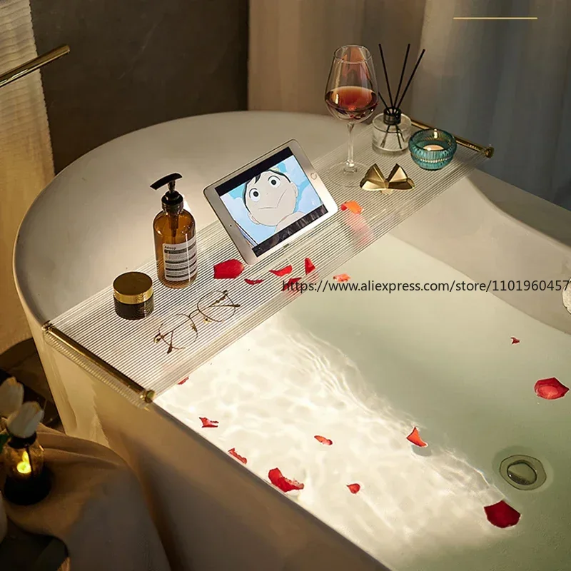Luxury Acrylic Bathtub Trays S - Bath Caddy Tray のレビューと価格