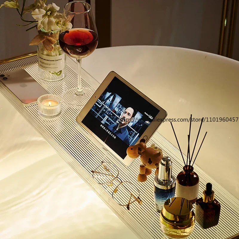 Luxury Acrylic Bathtub Trays S - Bath Caddy Tray のレビューと価格