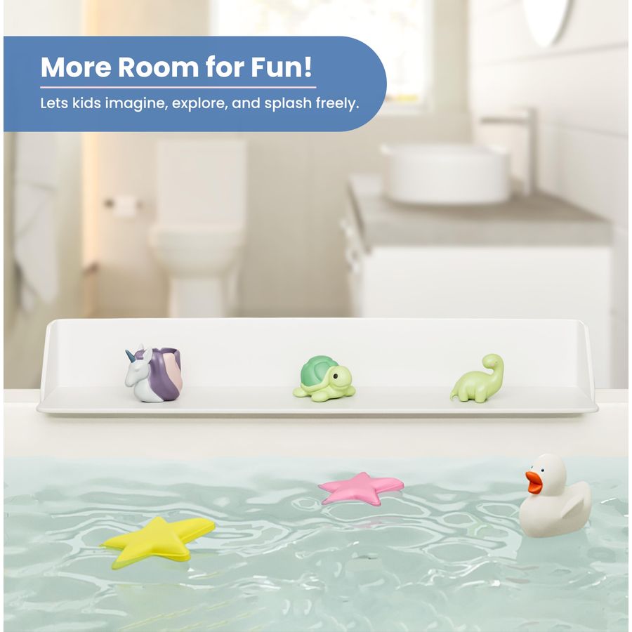Bathtub Splash Guard Play Shel - Bath Caddy Tray のレビューと価格