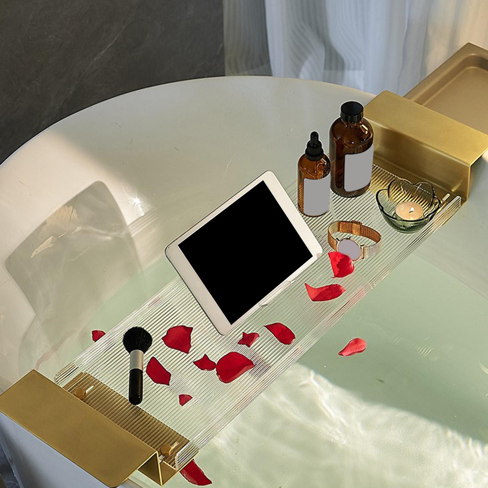 Acrylic Bathtub Tray Extendabl - Bath Caddy Tray のレビューと価格