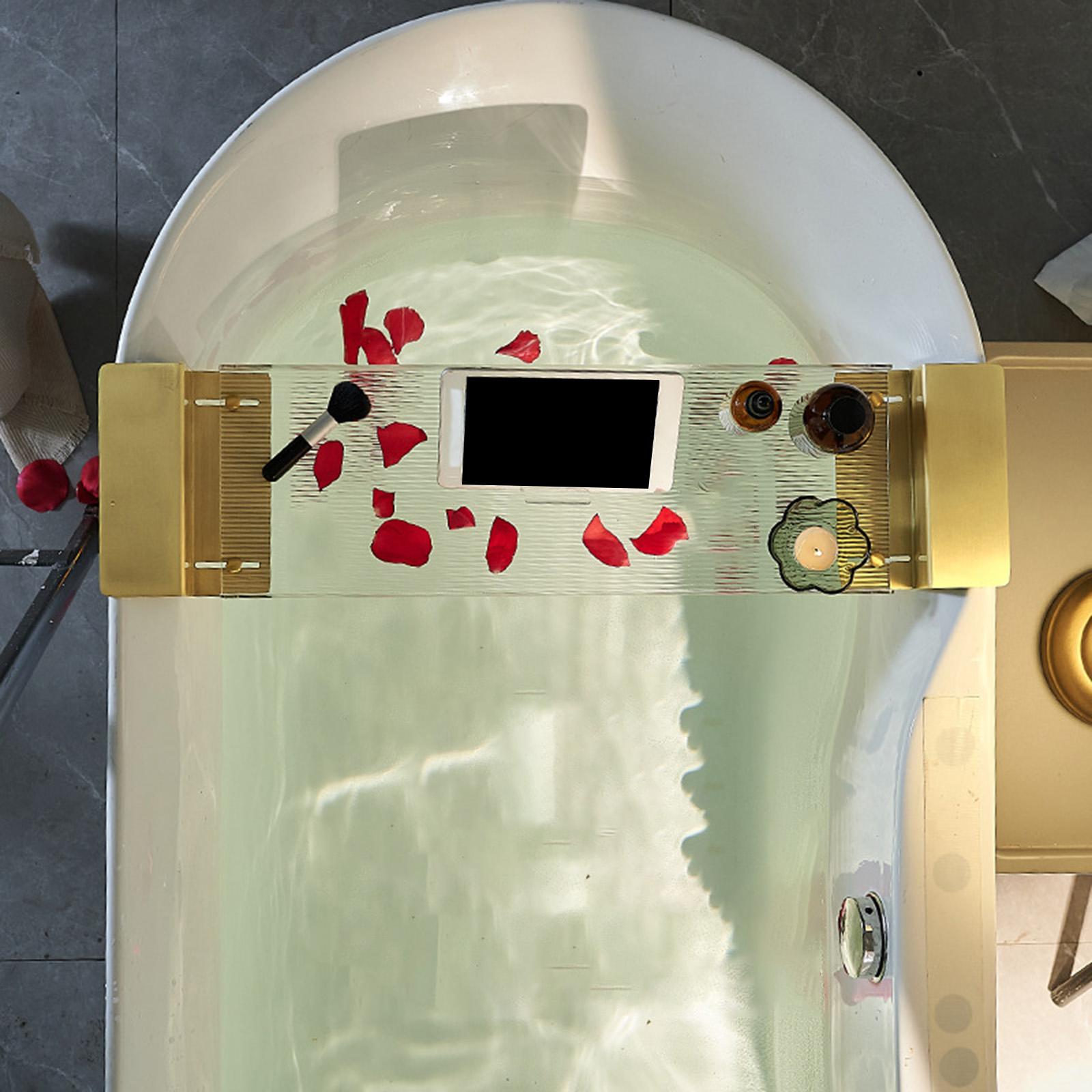 Acrylic Bathtub Tray Extendabl - Bath Caddy Tray のレビューと価格