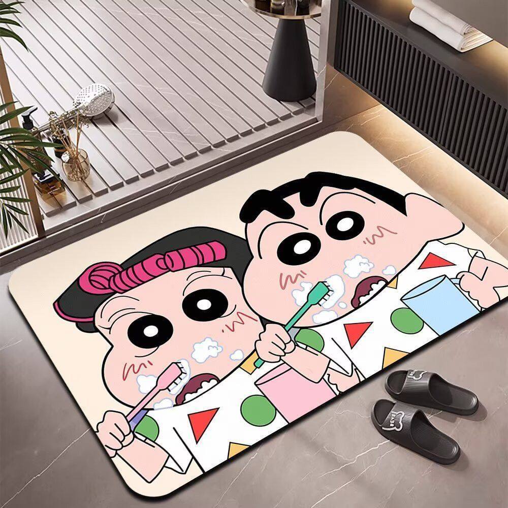 Crayon Shin-Chan Cartoon Diato - Home Bathroom Mats のレビューと価格