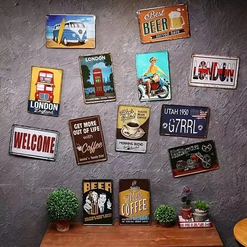 Vintage Funny Quote Metal Tin  - Home Bathroom Quotes のレビューと価格