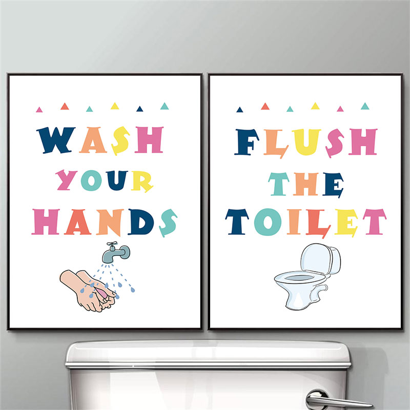 Modern Colorful Kids Bathroom  - Home Bathroom Quotes のレビューと価格