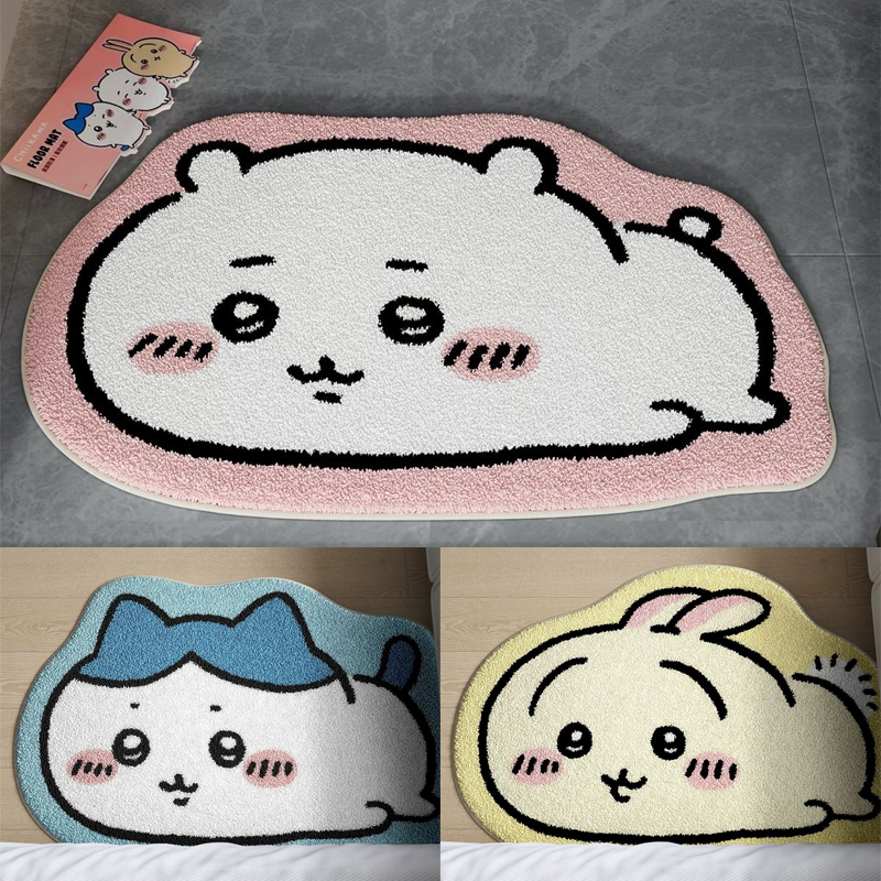 Chiikawa Cartoon Rug Anime Hac - Home Bathroom Mats のレビューと価格
