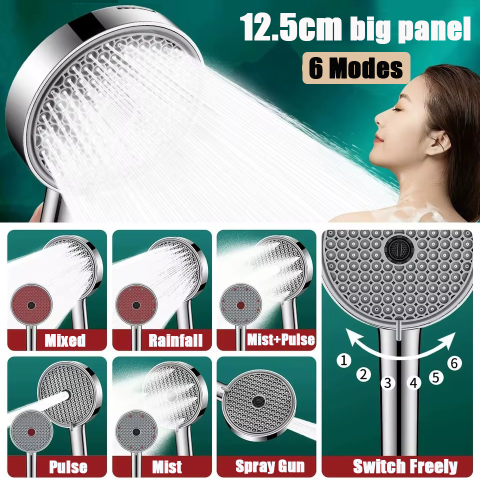 6 Modes Adjustable Pressure Bo - Home Bathroom Equipment のレビューと価格