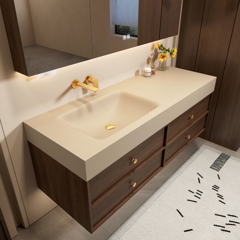 Modern Luxury Bathroom Cabinet - Home Bathroom Partition Wall のレビューと価格