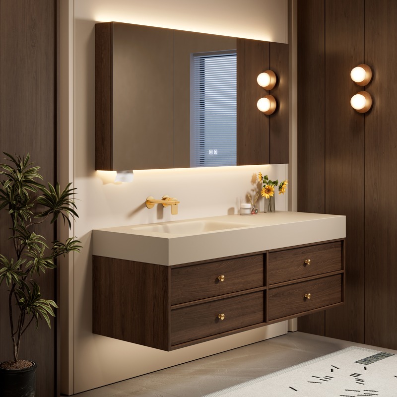 Modern Luxury Bathroom Cabinet - Home Bathroom Partition Wall のレビューと価格