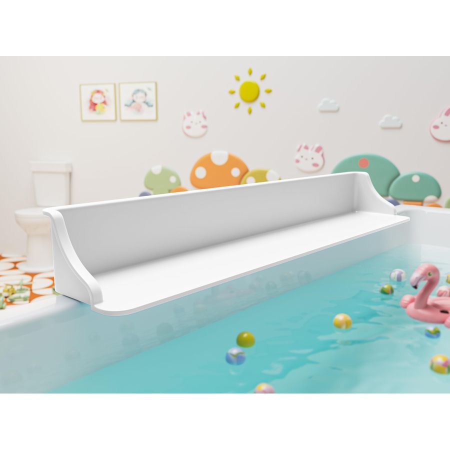 Bathtub Splash Guard PlayPad w - Bath Caddy Tray のレビューと価格