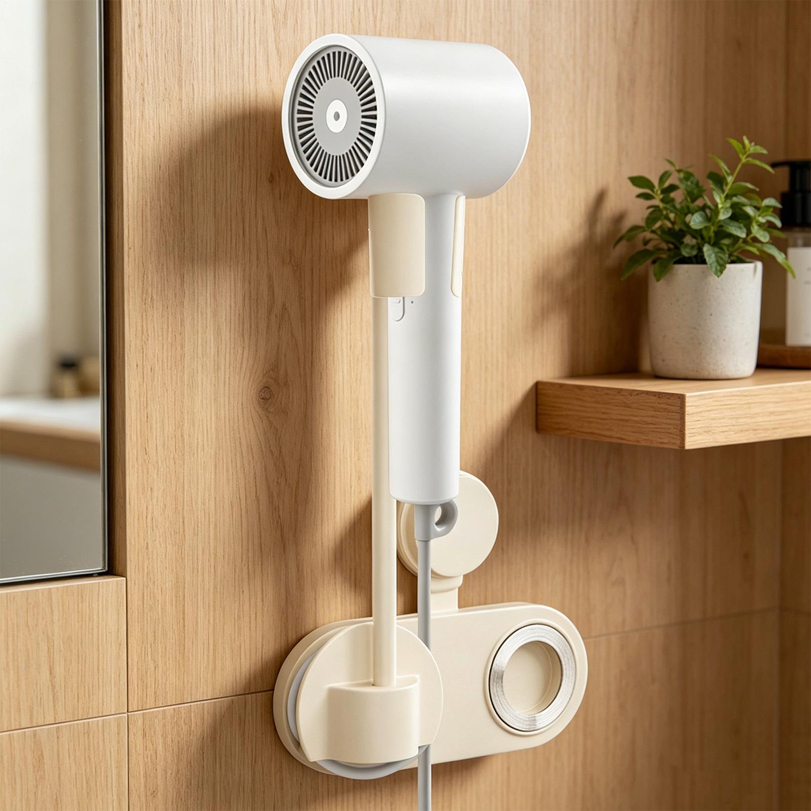Hair Dryer Wall Holder Suction - Home Bathroom Hand Dryer のレビューと価格
