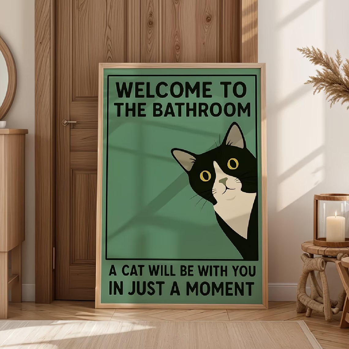 Modern Green Welcome To The Ba - Home Bathroom Quotes のレビューと価格