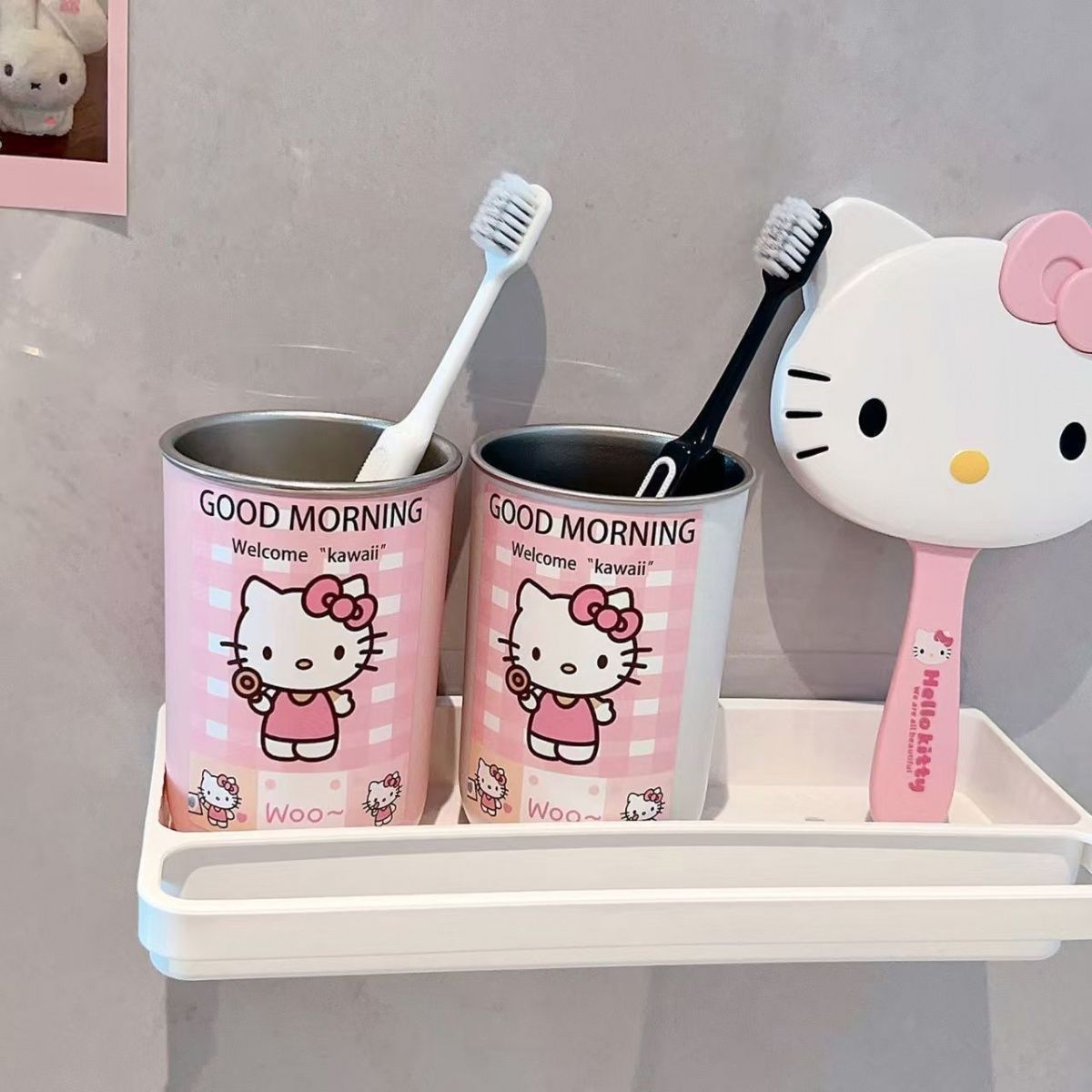 Hello Kitty Toothbrush Cup Dro - Home Bathroom Equipment のレビューと価格
