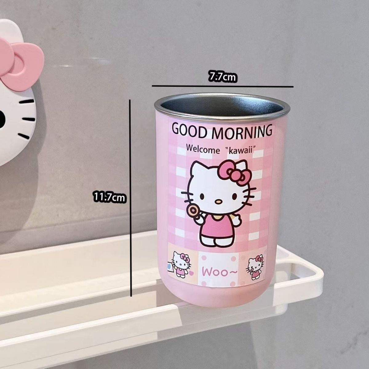 Hello Kitty Toothbrush Cup Dro - Home Bathroom Equipment のレビューと価格