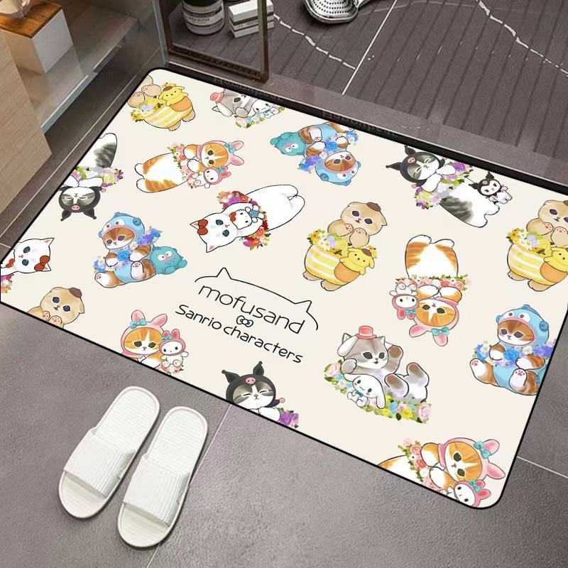 Mofusand Cartoon Diatom Mud Ab - Home Bathroom Mats のレビューと価格