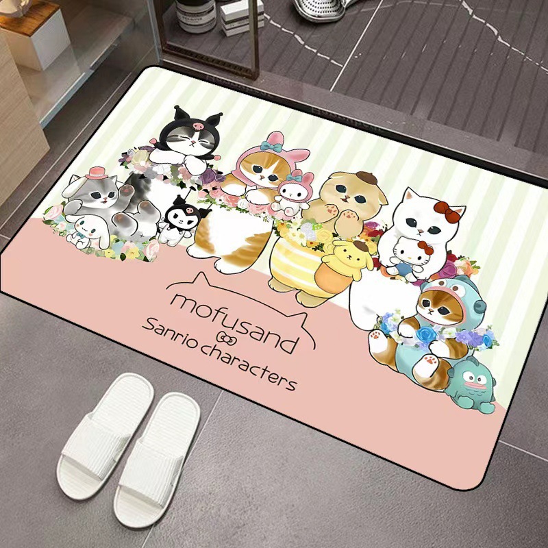 Mofusand Cartoon Diatom Mud Ab - Home Bathroom Mats のレビューと価格