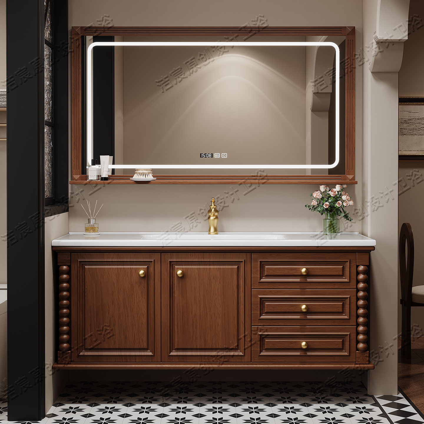Storage Drawers Cupboard Toile - Home Bathroom Partition Wall のレビューと価格
