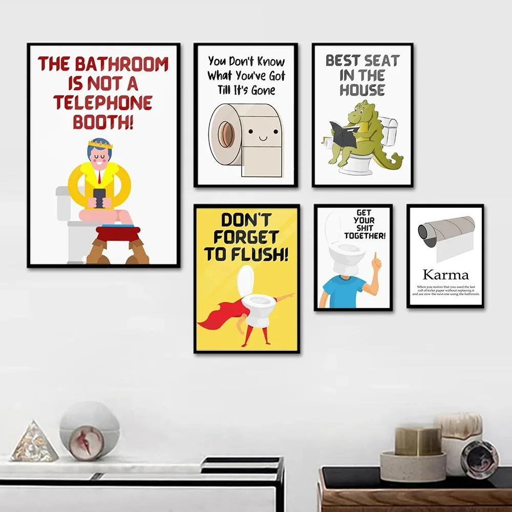 Karma Bathroom Rules Art Quote - Home Bathroom Quotes のレビューと価格