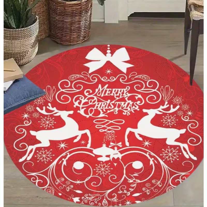 Christmas Themed carpet Santa  - Home Goods Bathroom Decor のレビューと価格