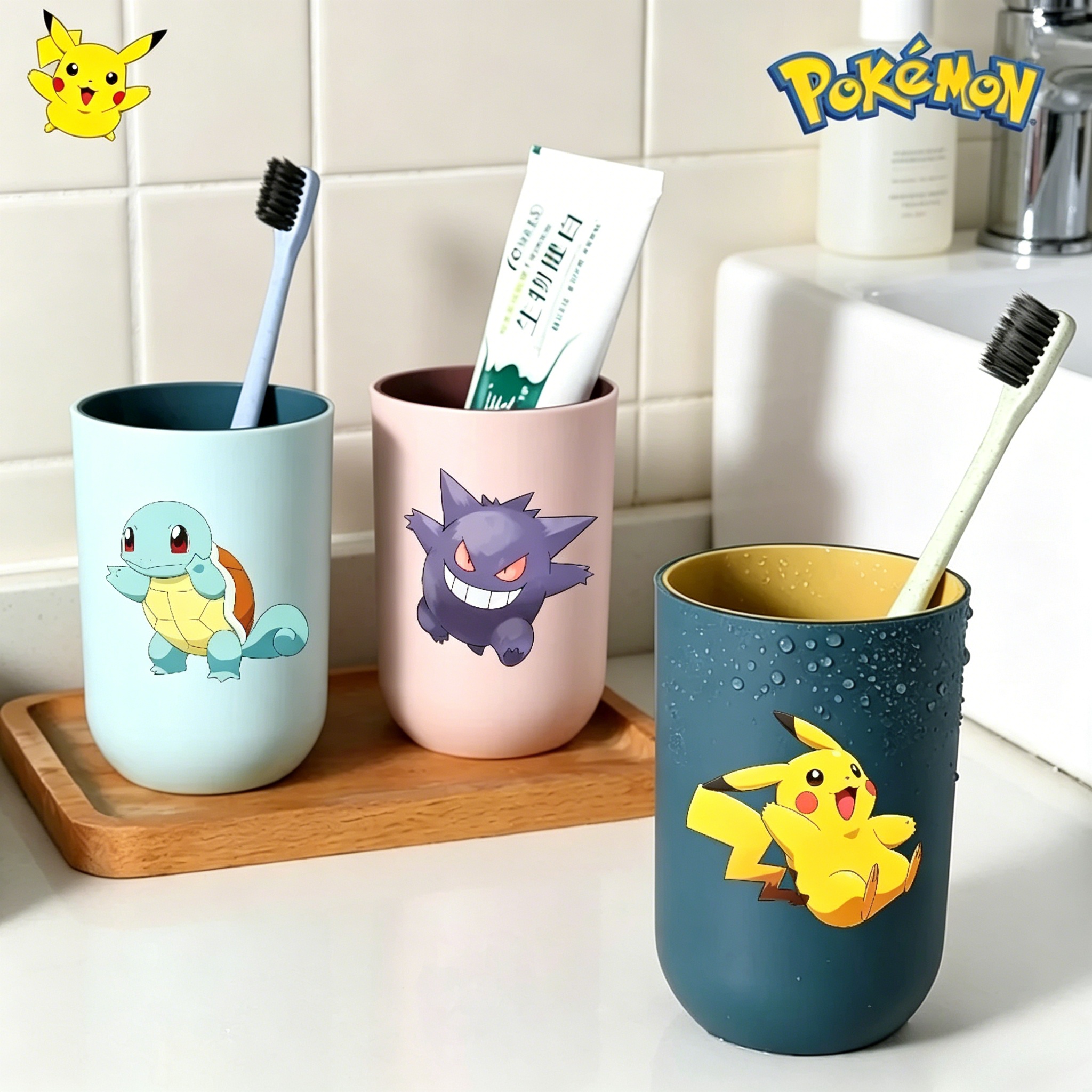 Cartoon Pokemon Bathroom Tumbl - Home Bathroom Equipment のレビューと価格
