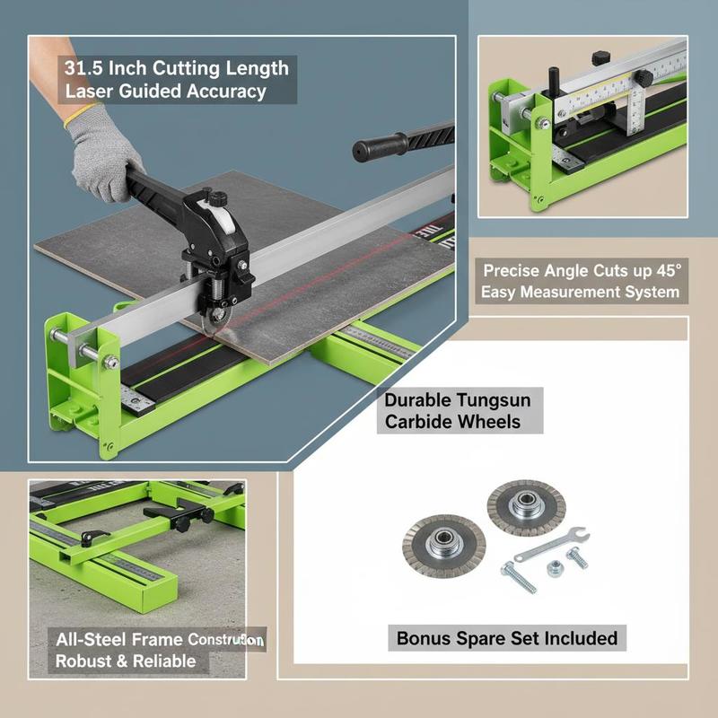 Manual Ceramic Tile Slicer 31. - Home Bathroom Remodel のレビューと価格