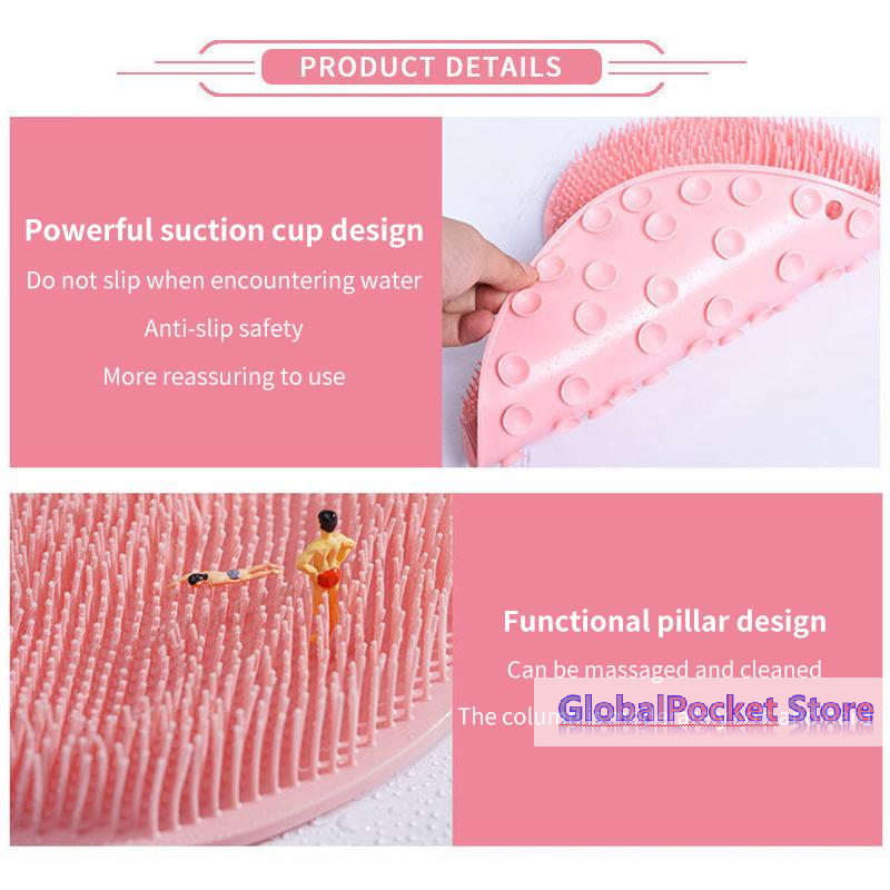 Shower Foot Scrubber Mat Back  - Home Bathroom Mats のレビューと価格