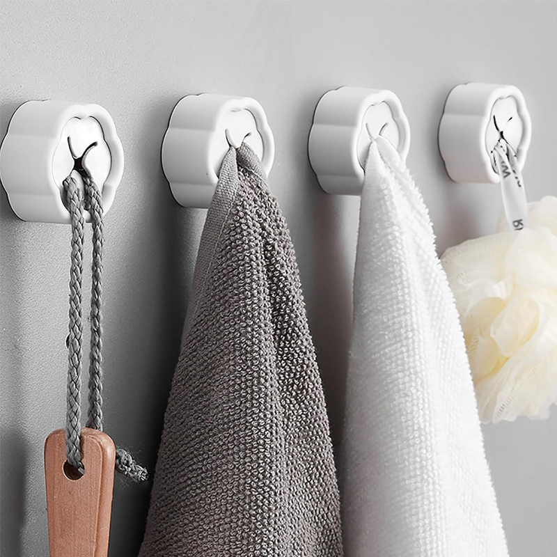 6PCS Self Adhesive Towel Holde - Home Bathroom Equipment のレビューと価格