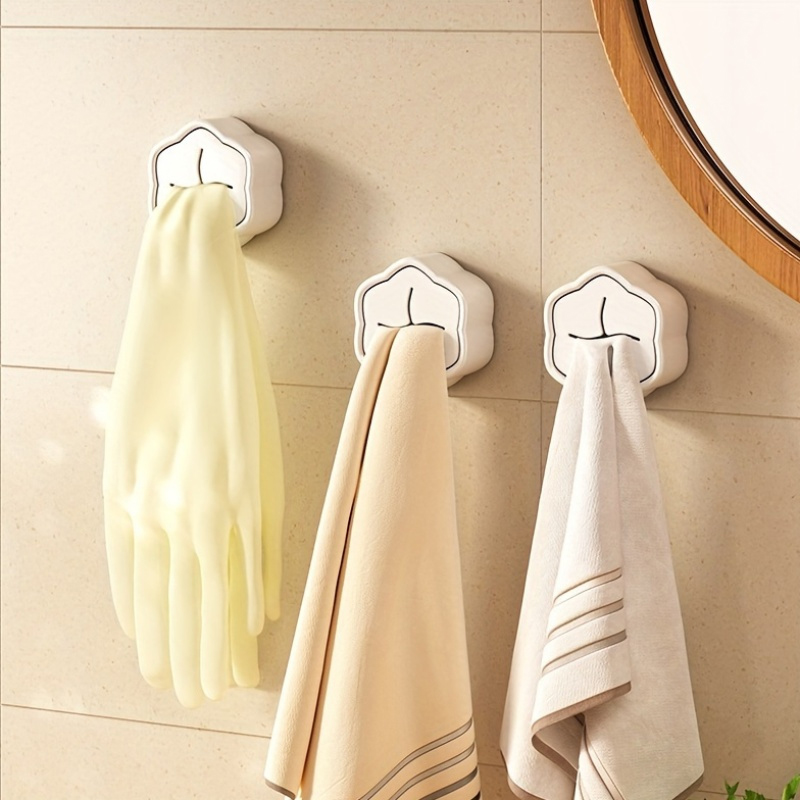 6PCS Self Adhesive Towel Holde - Home Bathroom Equipment のレビューと価格