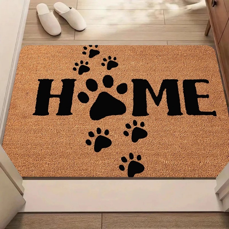 Pet Lover Paw Print Door Mat H - Home Bathroom Quotes のレビューと価格
