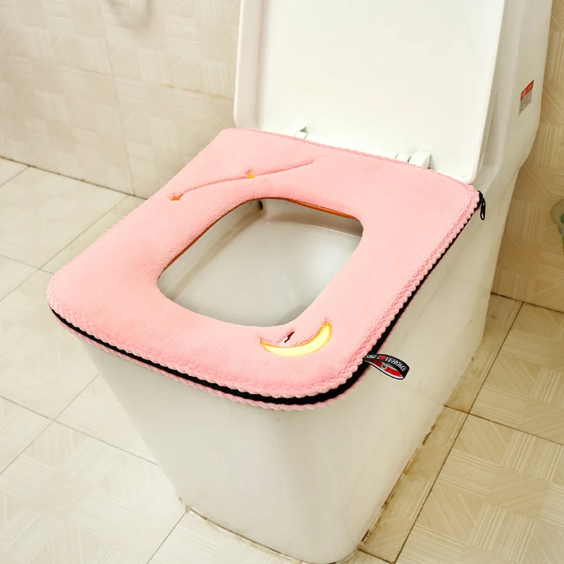 Square with Zipper Home Toilet - Home Bathroom Mats のレビューと価格