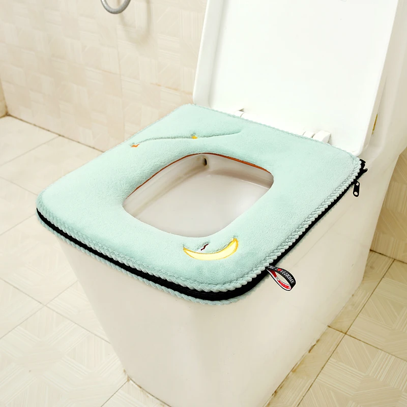 Square with Zipper Home Toilet - Home Bathroom Mats のレビューと価格