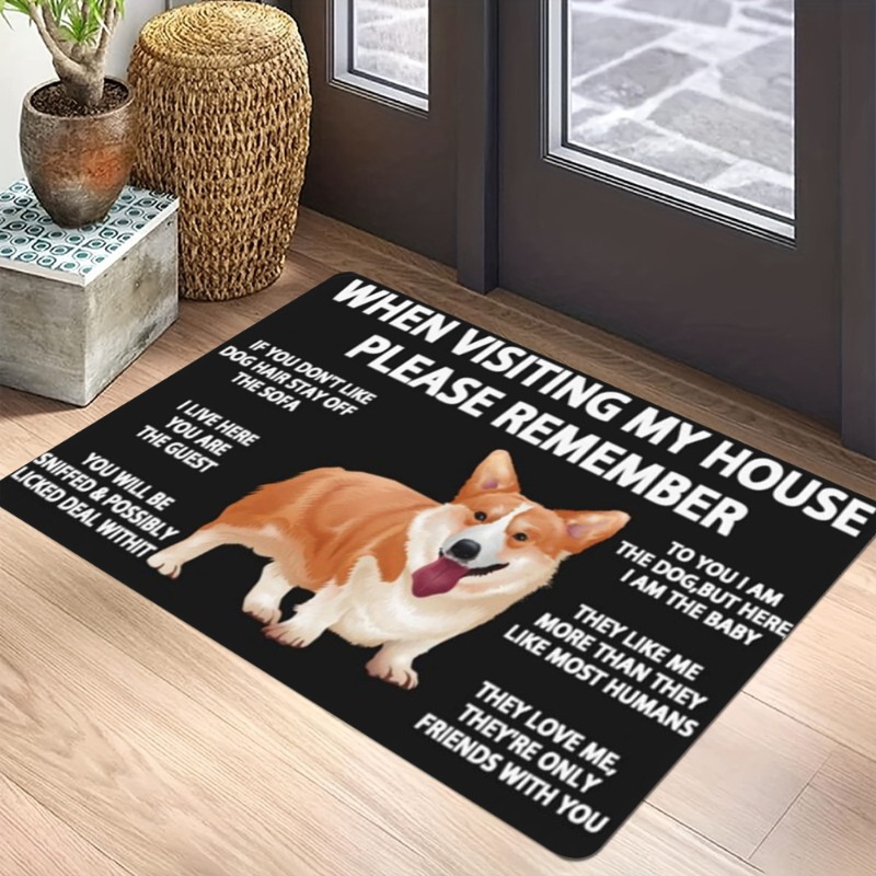 Cartoon Geometric Pet Dog Carp - Home Bathroom Quotes のレビューと価格
