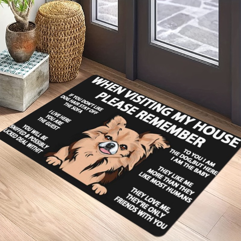 Cartoon Geometric Pet Dog Carp - Home Bathroom Quotes のレビューと価格